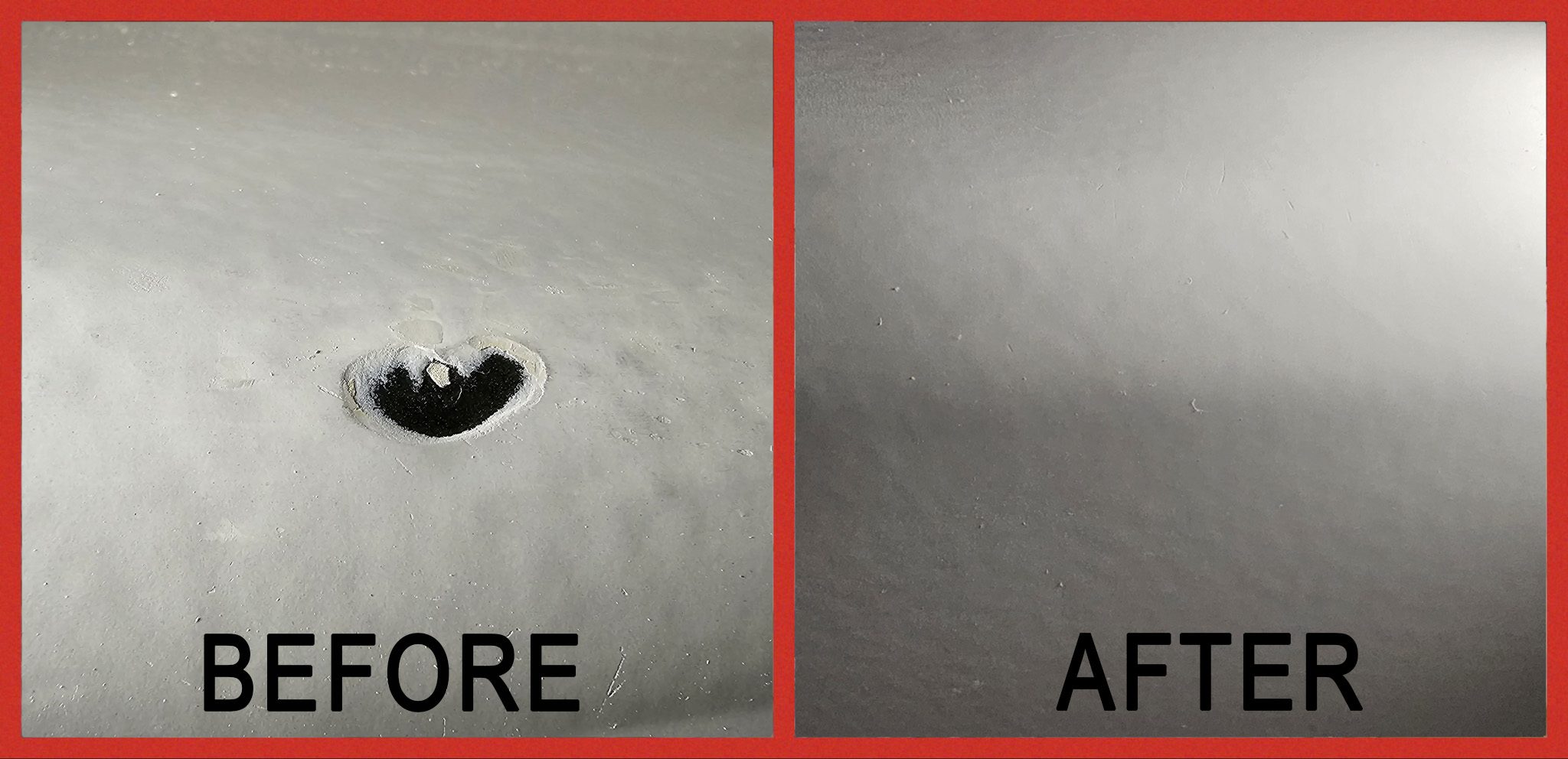 Bath Tub Chip Before/After